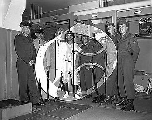 Billy Martin and Veterans at Yankee Stadium55N0215